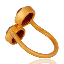 Anillo de plata con rubí