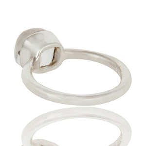 Anillo de plata con cuarzo