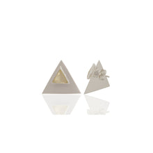 Caravanas de plata con piedra de la luna