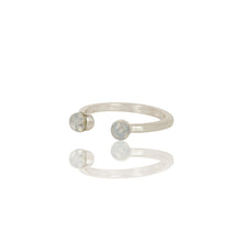 Anillo de plata con ópalo de fuego
