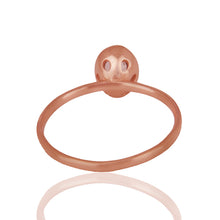 Anillo de plata, bañado en oro con peridoto