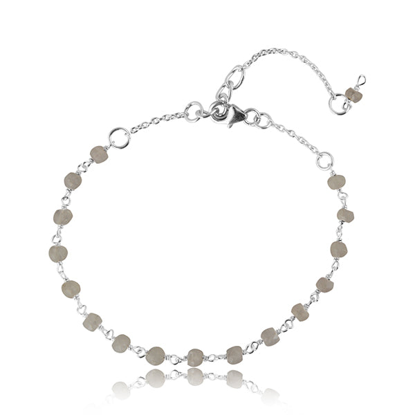 Pulsera con piedra de la luna