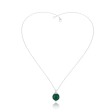 Colgante con onix verde