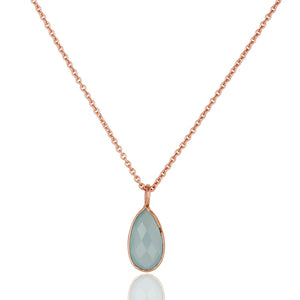Colgante con Acqua Calcedonia