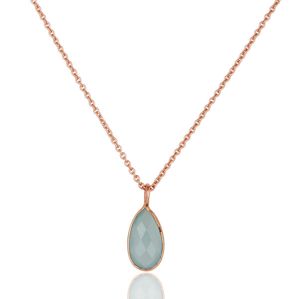 Colgante con Acqua Calcedonia
