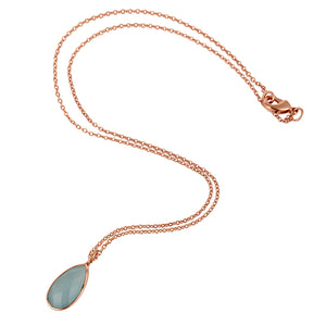 Colgante con Acqua Calcedonia